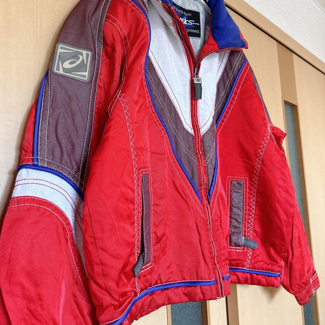 【チームアシックス】レトロ スキーウェア セットアップ (L) メンズ