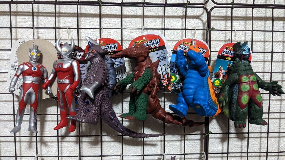 ウルトラマンエース　ウルトラヒーロー500　ウルトラ怪獣500　ソフビ