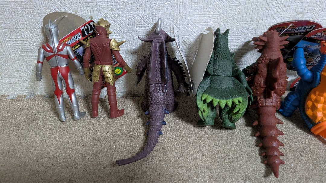 ウルトラマンエース　ウルトラヒーロー500　ウルトラ怪獣500　ソフビ