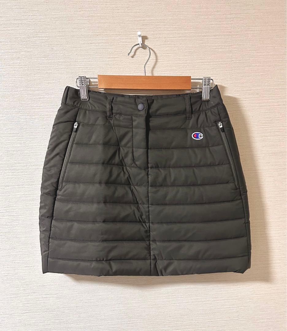 【美品】チャンピオン　ゴルフセットアップ　中綿ベスト　スカート