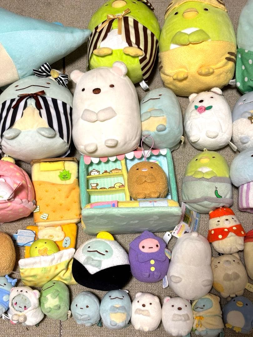 すみっコぐらし　てのり　ハウス　お家　ぬいぐるみ　46体　まとめ売り