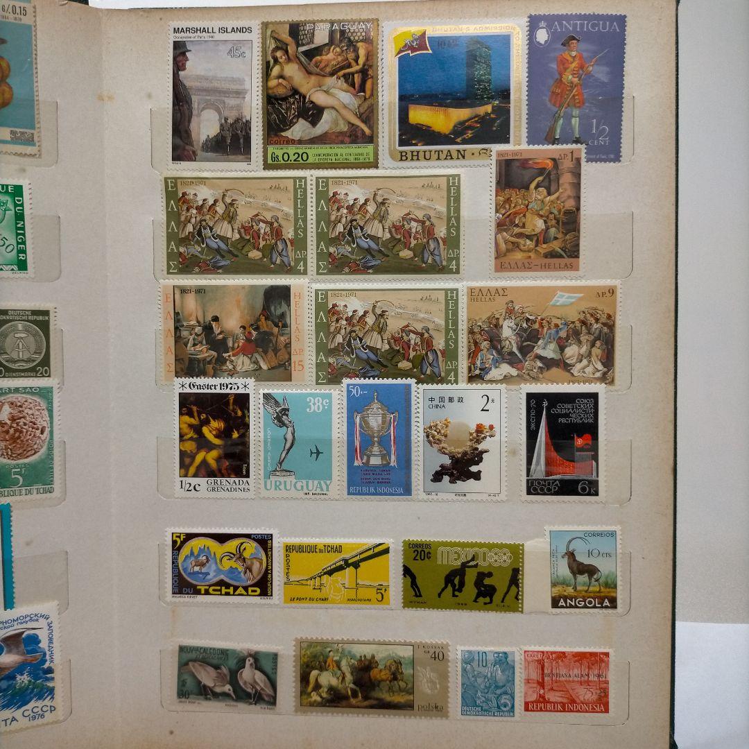 【売約】1875 【未使用】外国切手 世界各国 ヴィンテージ バラ切手大量まとめ