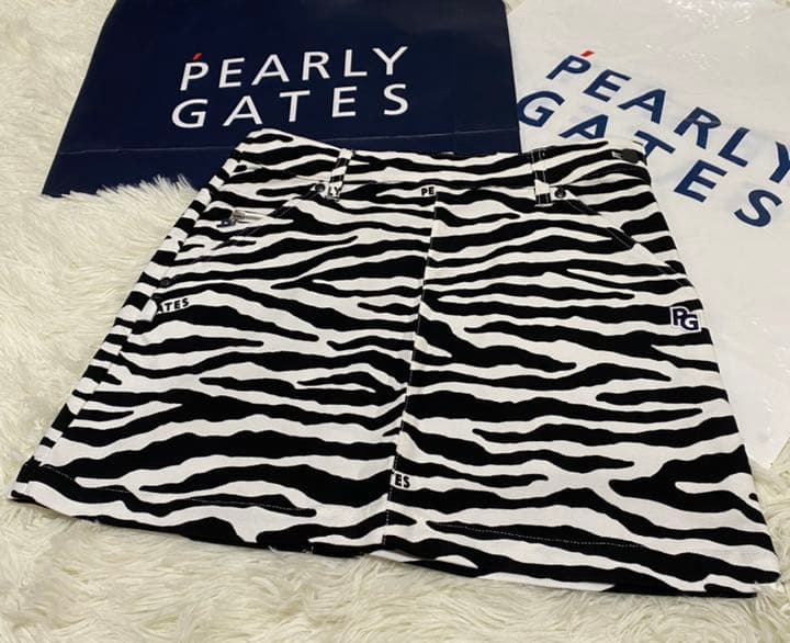 正規品パーリーゲイツ Ｃ／Ｐｕハイパワードビーストレッチ ＜ゼブラサイズ0