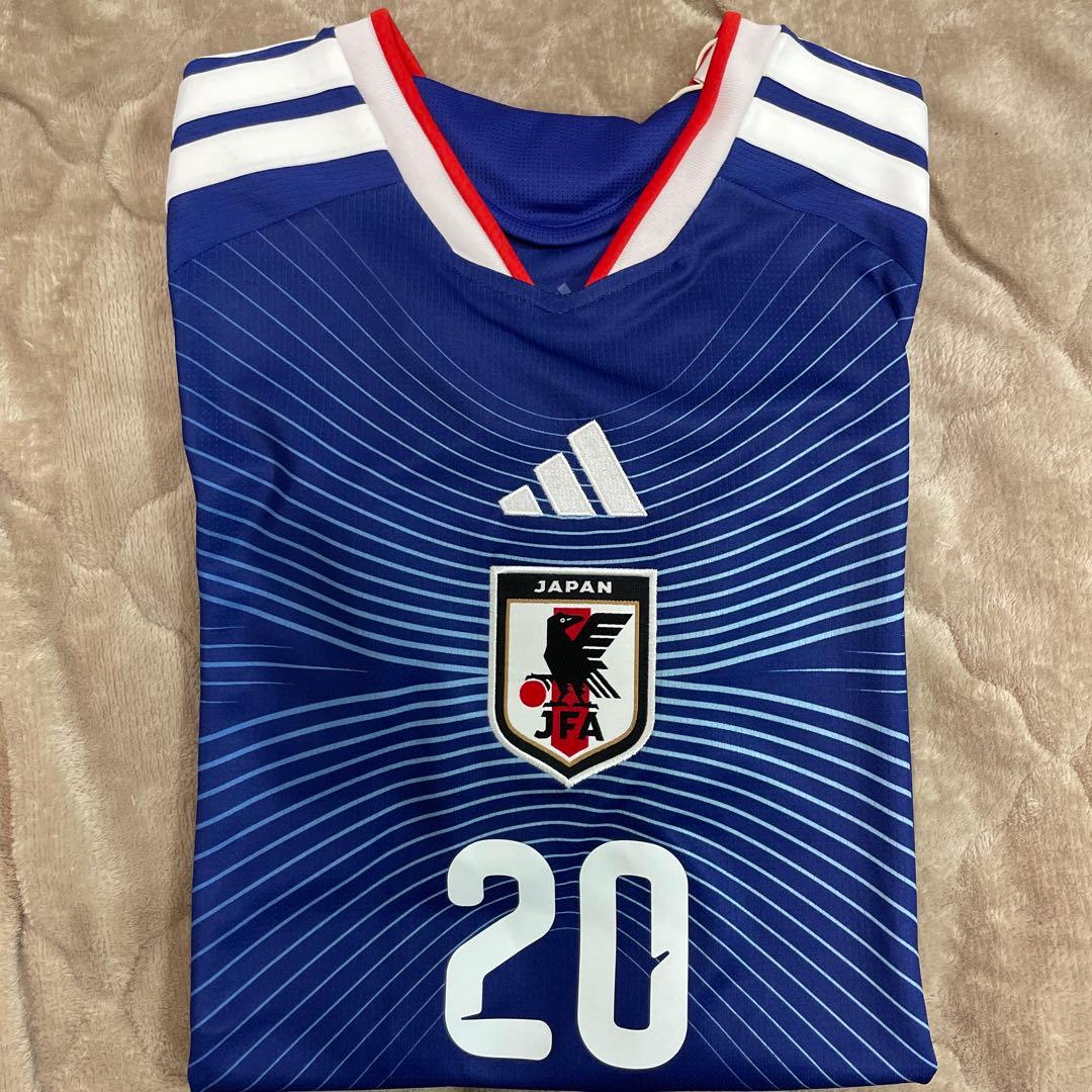 サッカー日本代表 2026 ホーム　ユニフォーム　#20 久保建英　サイズ160