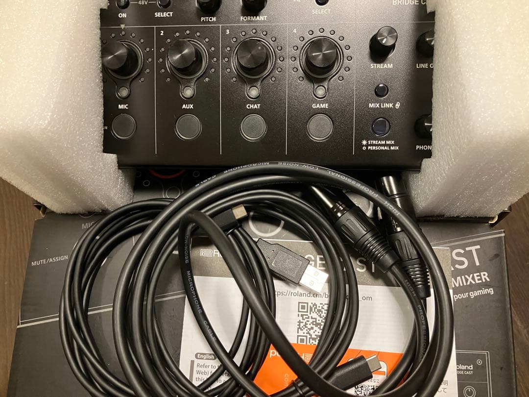 【最終値】Roland BRIDGE CAST おまけでXLRケーブル付き