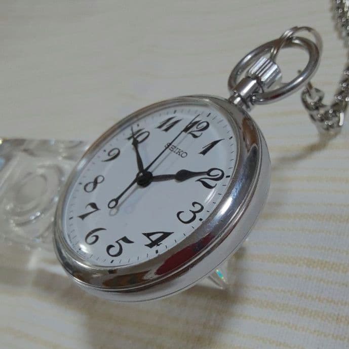【稼働美品】SEIKO諏訪昭61年懐中時計 福知山鉄道管理局　7C11