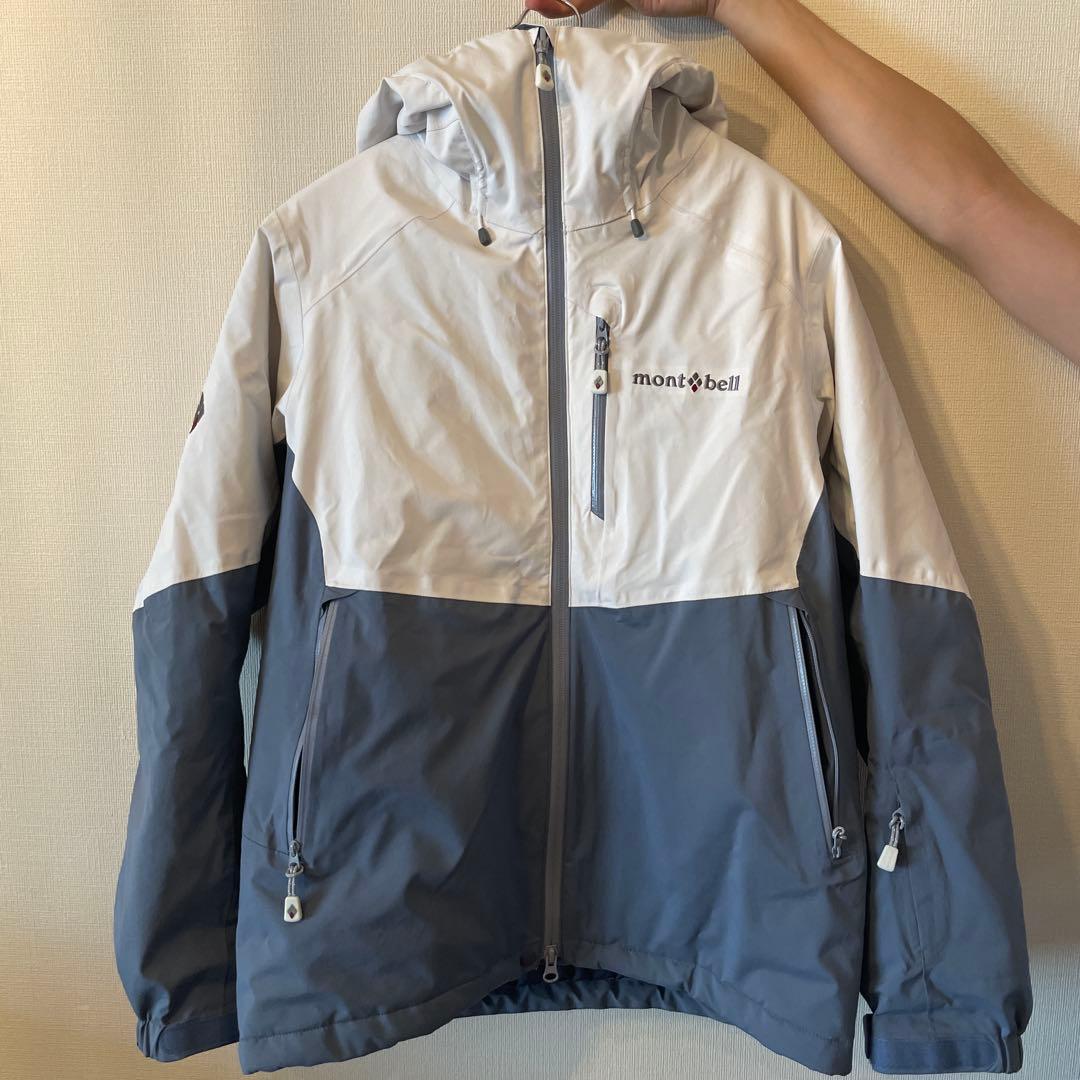 mont-bell パウダーホップパーカ アイスホワイト