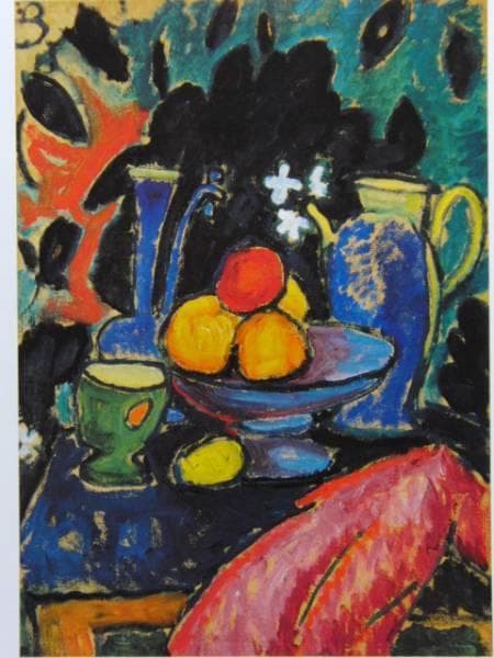 ヤウレンスキー、「Stilleben mit Kanne」、希少画集より