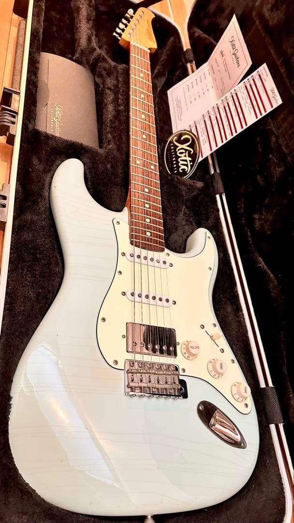 【レア仕様】Xotic XSC-2 Sonic Blue LSLピックアップ搭載