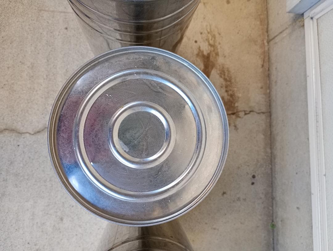 ☆ステンレス花桶 ロングサイズ４個セット No3