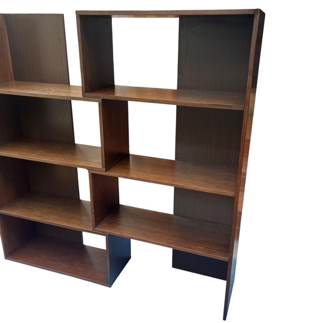 鉄人28G カンディハウス購入 ブラウン木製オープンシェルフ 4段