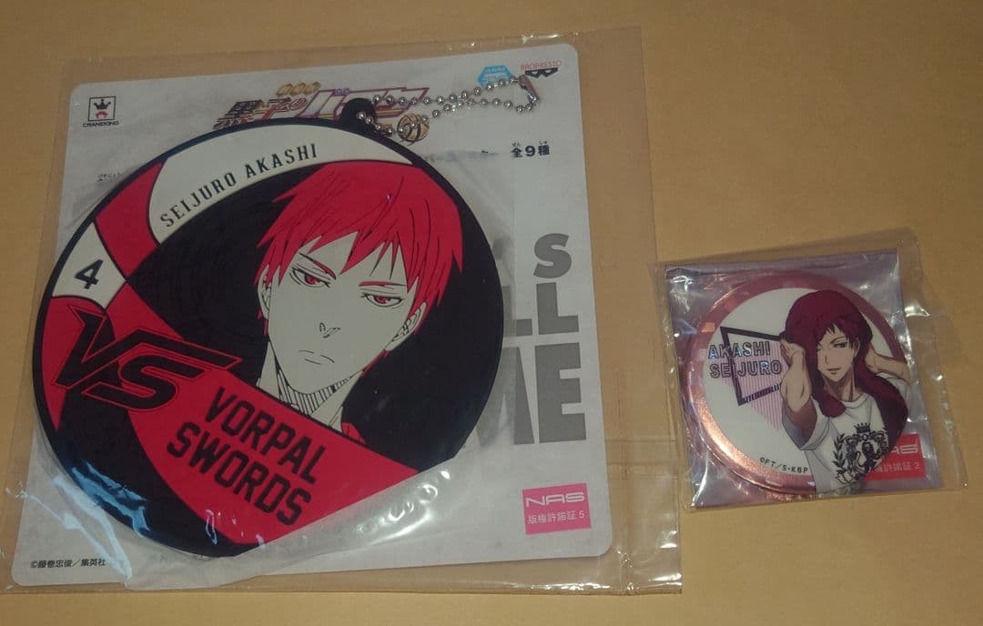 黒子のバスケ ラバーコースター 缶バッジ