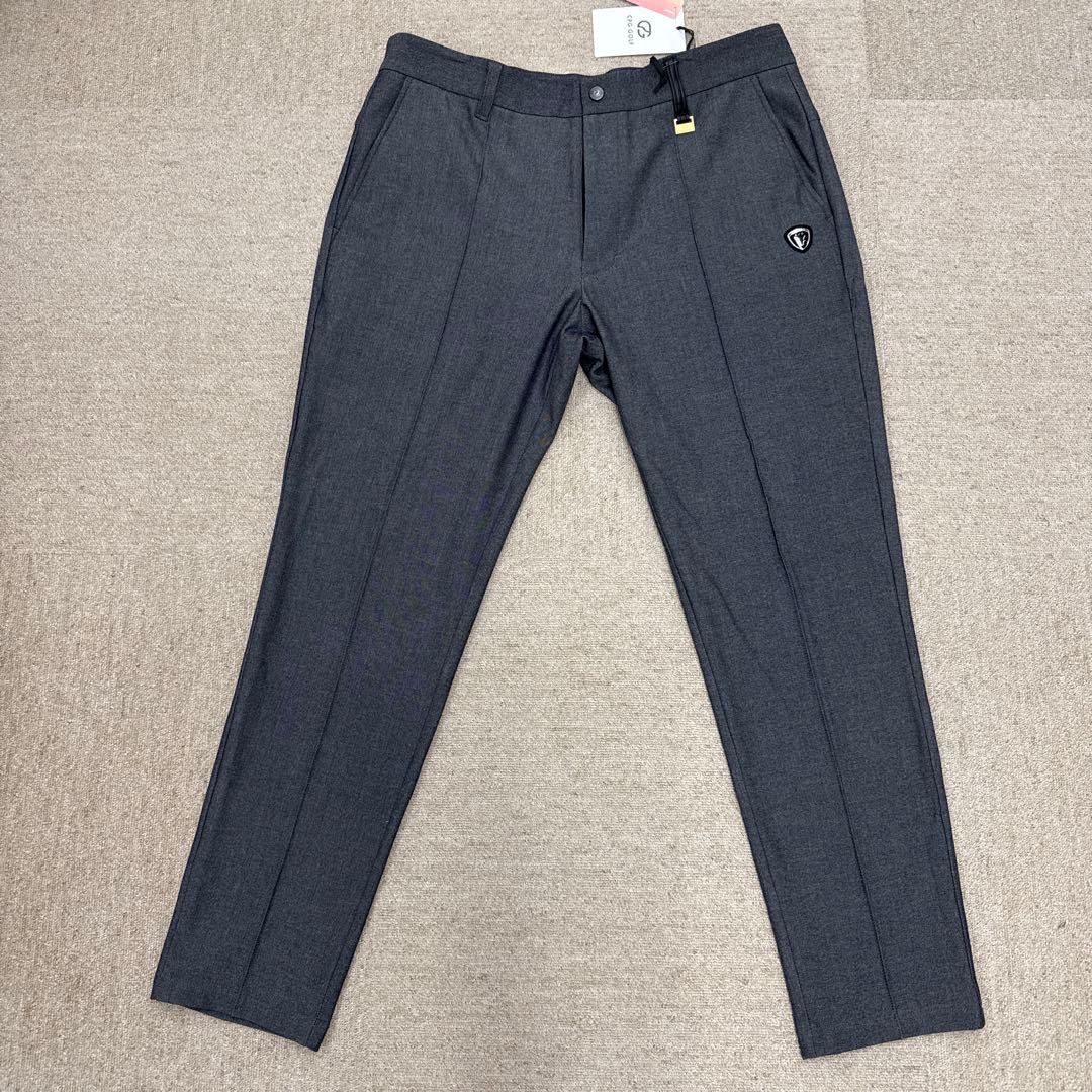新品 ダークグレー ゴルフパンツ メンズ