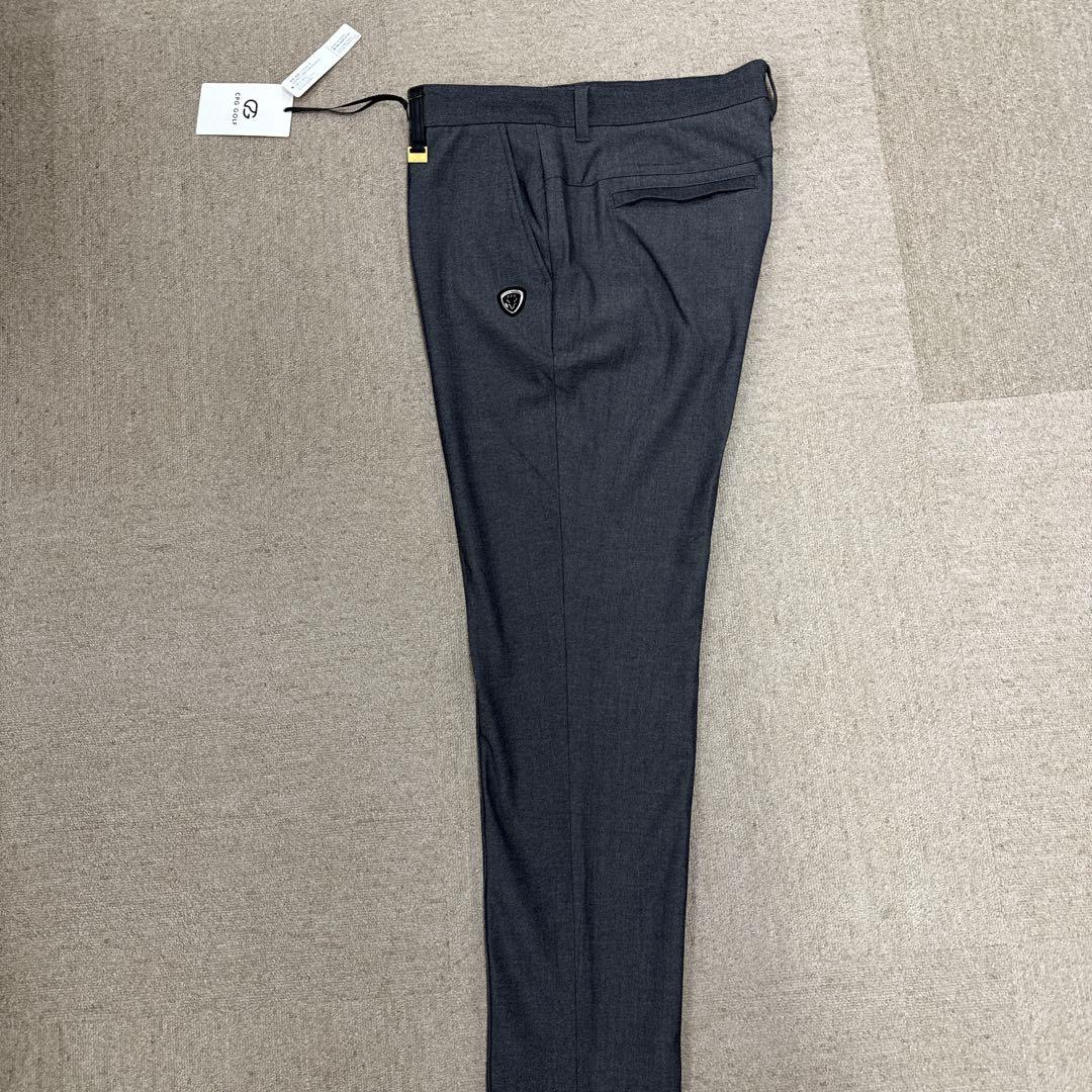 新品 ダークグレー ゴルフパンツ メンズ
