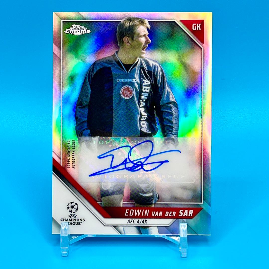 2022 Topps Chrome VAN DER SAR 直筆サインカード