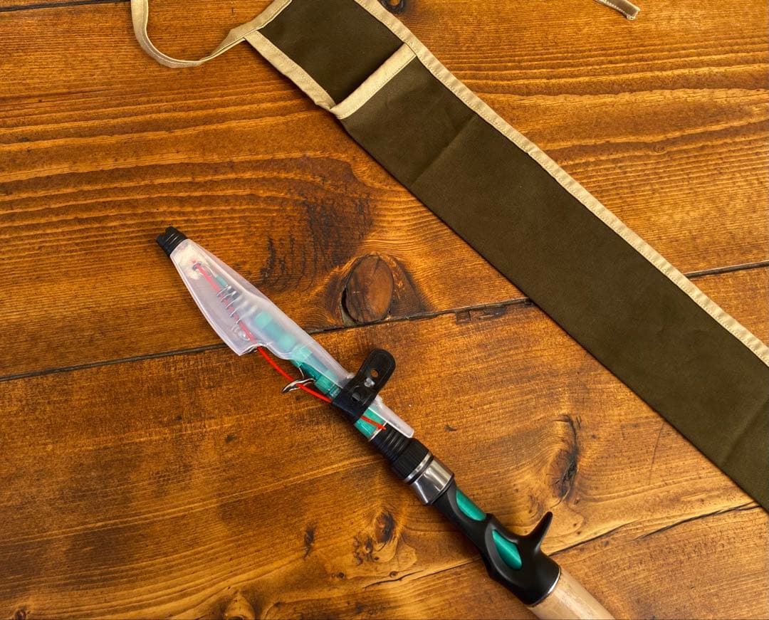 ハンドメイドロッド　6ft テレスコロッド　ベイトロッド　Fujiガイド　180