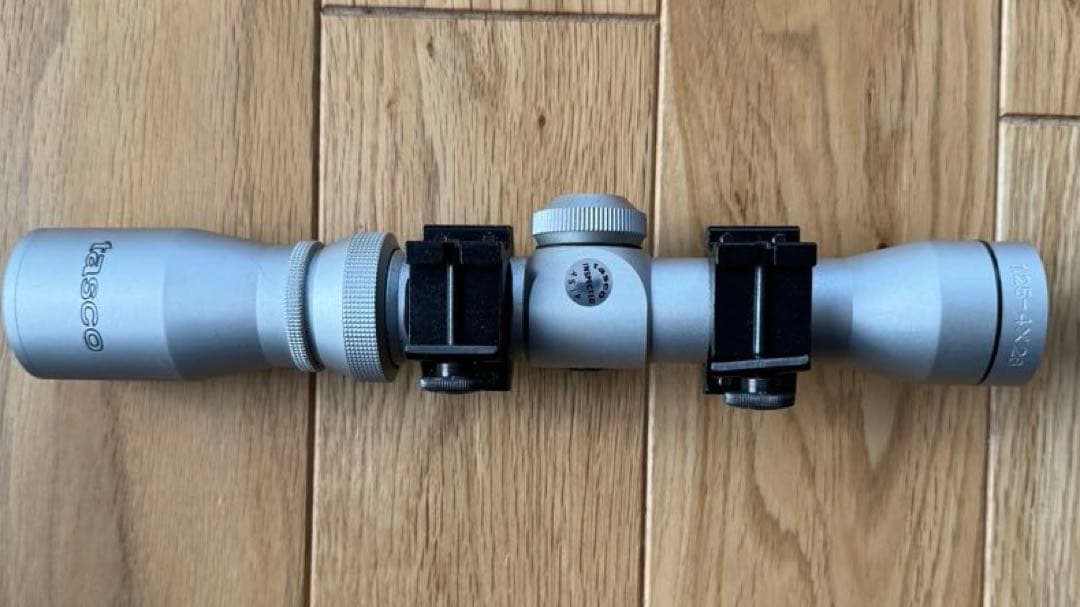 TASCO（タスコ） 1.25×20 シルバー 1998年製・ピストルスコープ