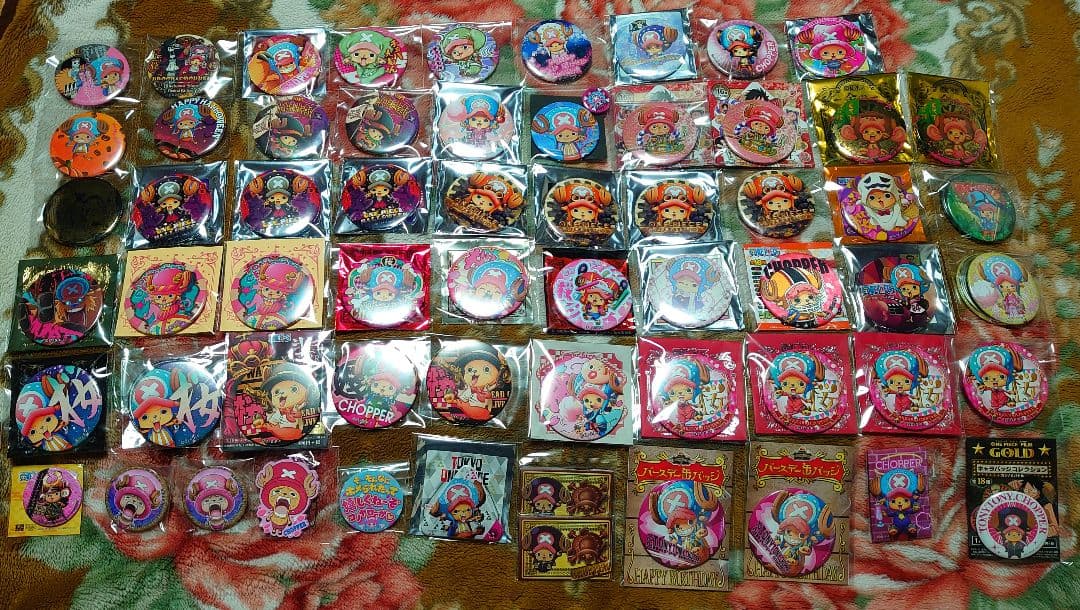 ONEPIECE　ワンピース　チョッパー缶バッジ　まとめ売り(おまけ付き)