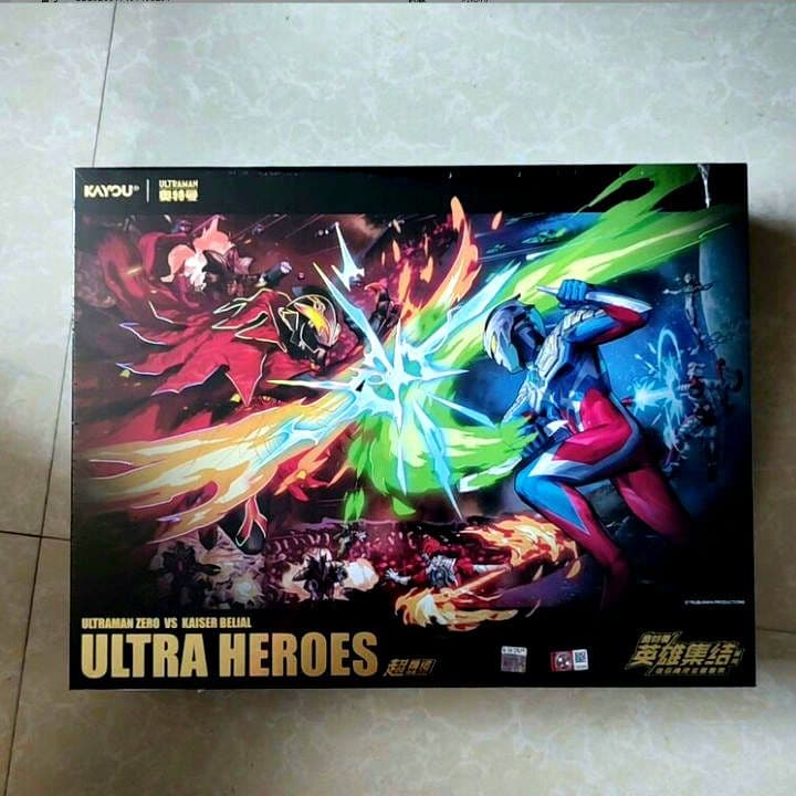 ウルトラ怪獣消しゴム　ウルトラマン英雄集結　ジオラマ　ベリアル銀河帝国