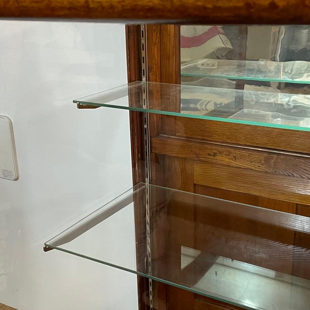 ￼アンティーク家具　ガラスショーケース