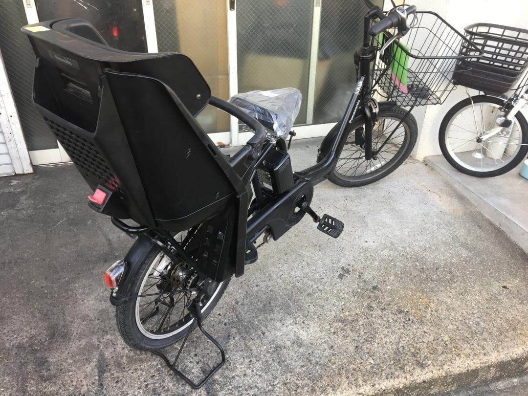 地域限定送料無料　ギュットアニーズ　子供乗せ　16AH　黒　神戸市　電動自転車