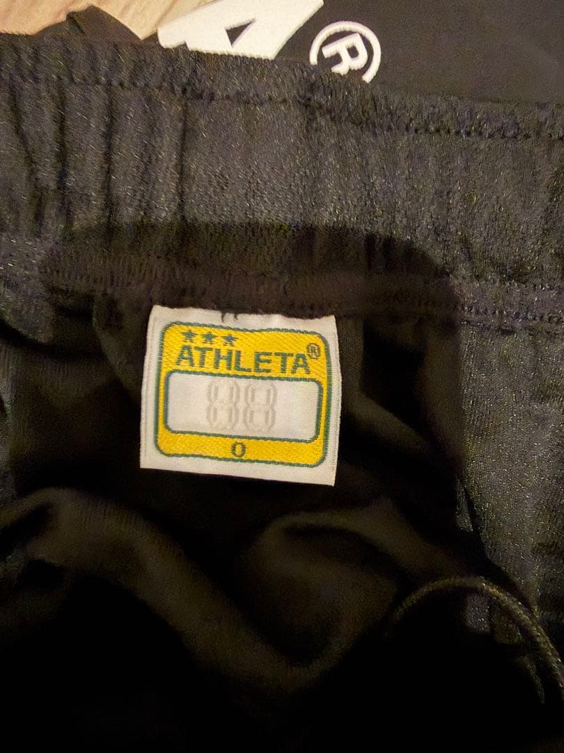 ATHLETE ピステ上下セット ブラック/グレー