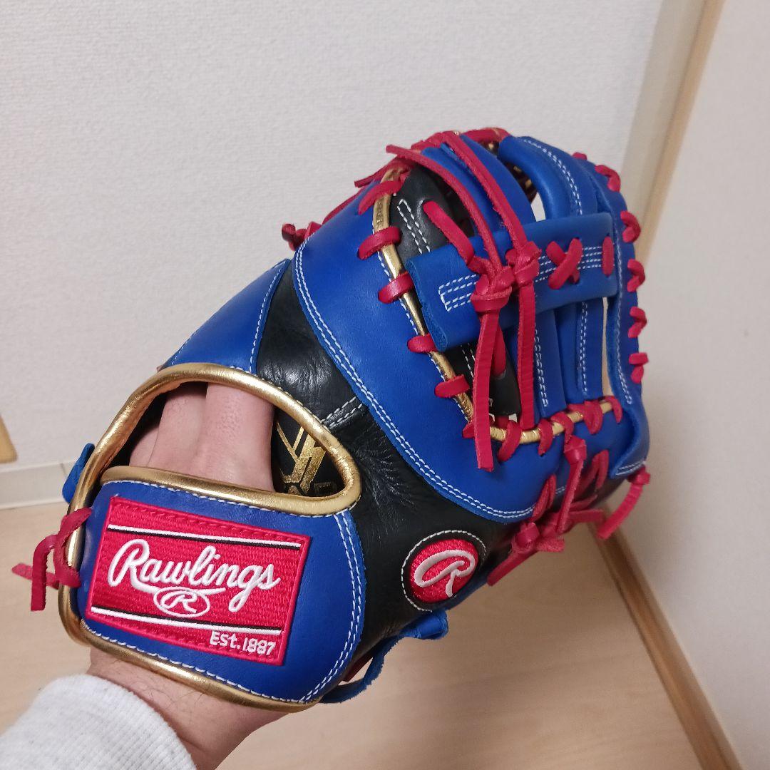 野球!!!ローリングス 軟式 ファーストミット ブラックロイヤル