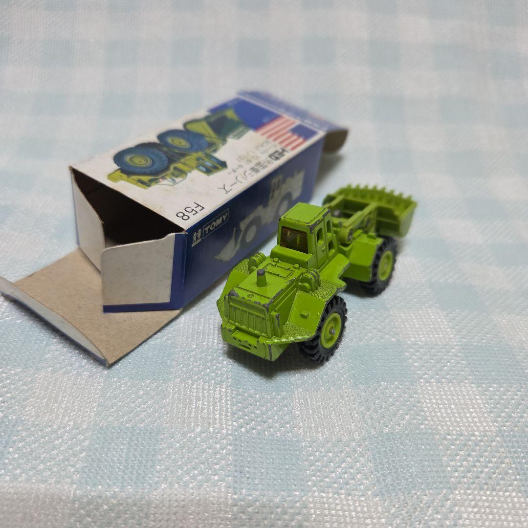 トミカ青箱日本製 テレックスローダー 箱付きミミあり　希少