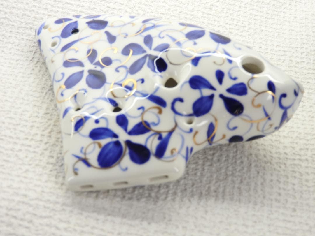 TNG トリプルオカリナ 青花瓷 中音C（AC）最高級手描き絵付け