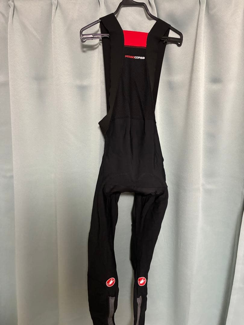 CASTELLI サイクルジャケット 上下+フード付きM ブラック