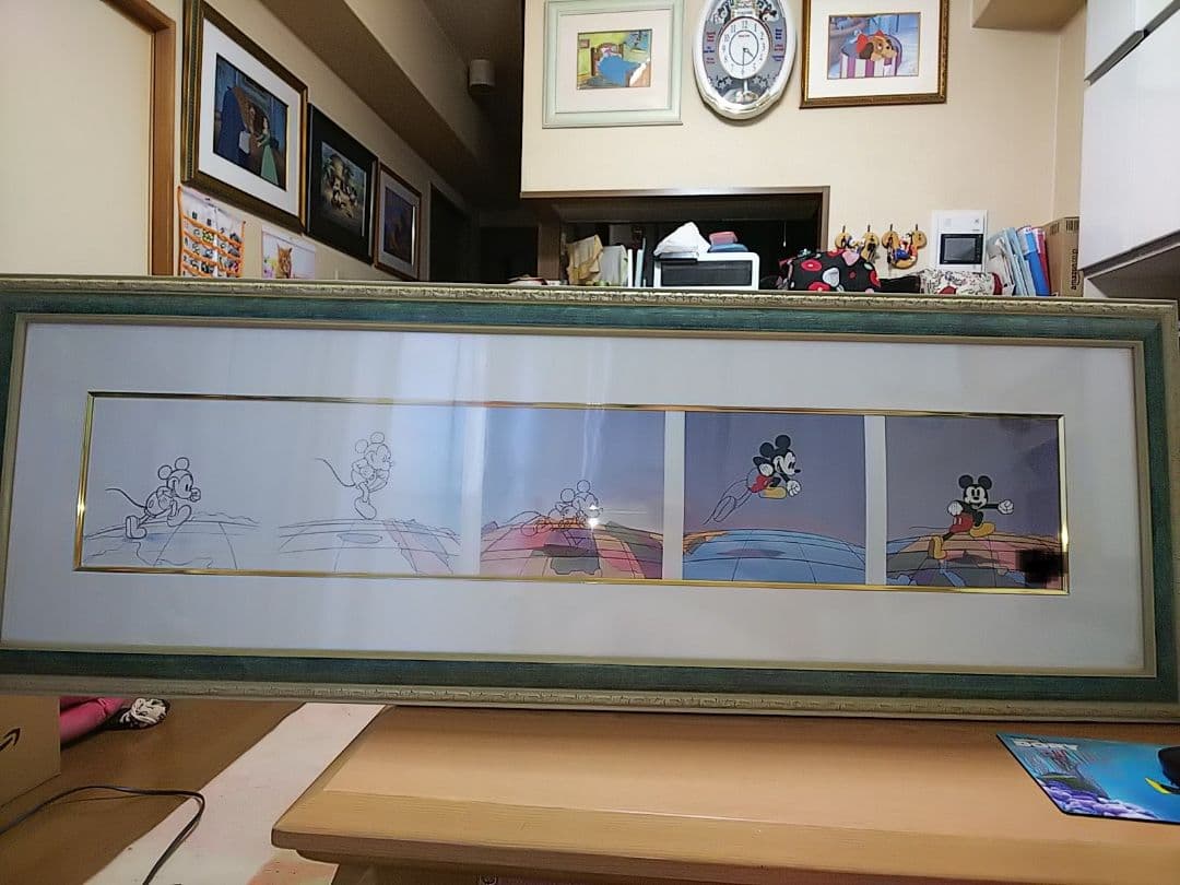 ディズニー セル画 THRU THE MIRROR ミッキーの夢物語！