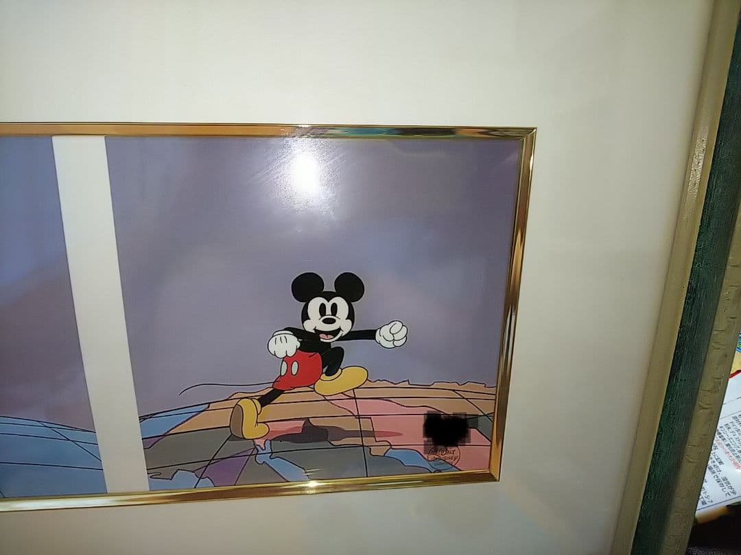 ディズニー セル画 THRU THE MIRROR ミッキーの夢物語！