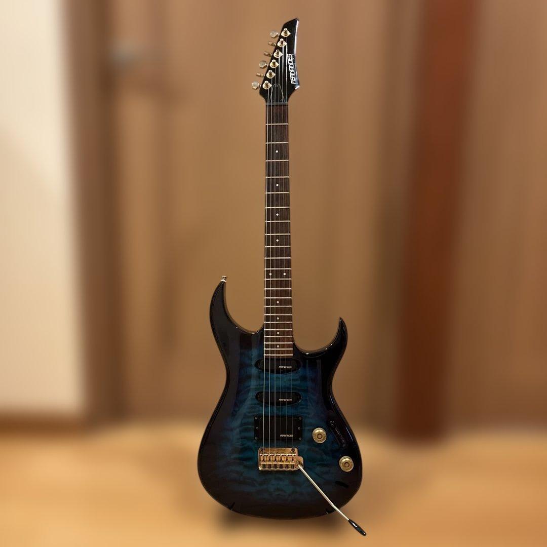 FERNANDES FGZ-420 ゴールドパーツ仕様 トレモロアーム付
