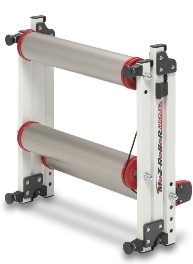 MINOURA MOZローラー台 折りたたみ式 ホワイト・レッド