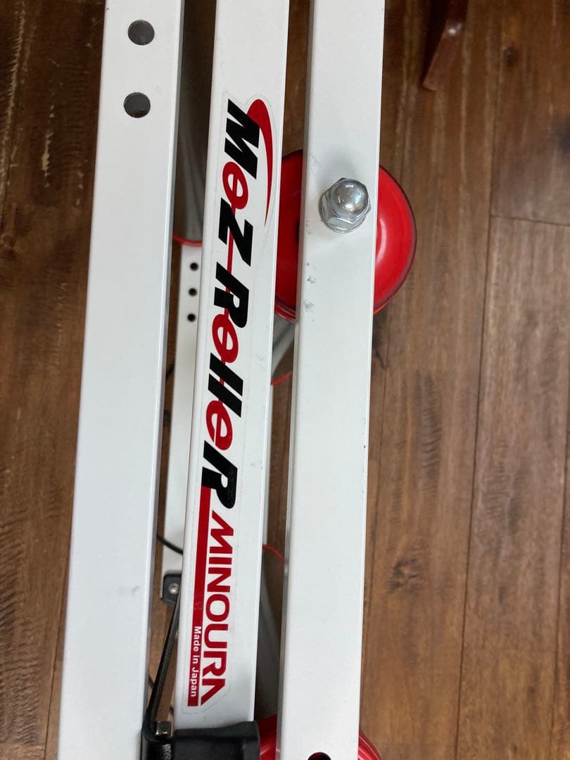 MINOURA MOZローラー台 折りたたみ式 ホワイト・レッド