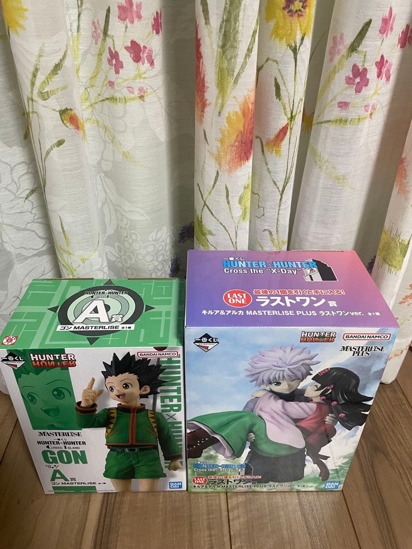 ハンターハンター　一番くじ　ラストワン賞　キルア&アルカ　フィギュア　ゴン