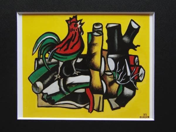 フェルナン・レジェ、UN COQ ROUGE SUR DES BUCHES