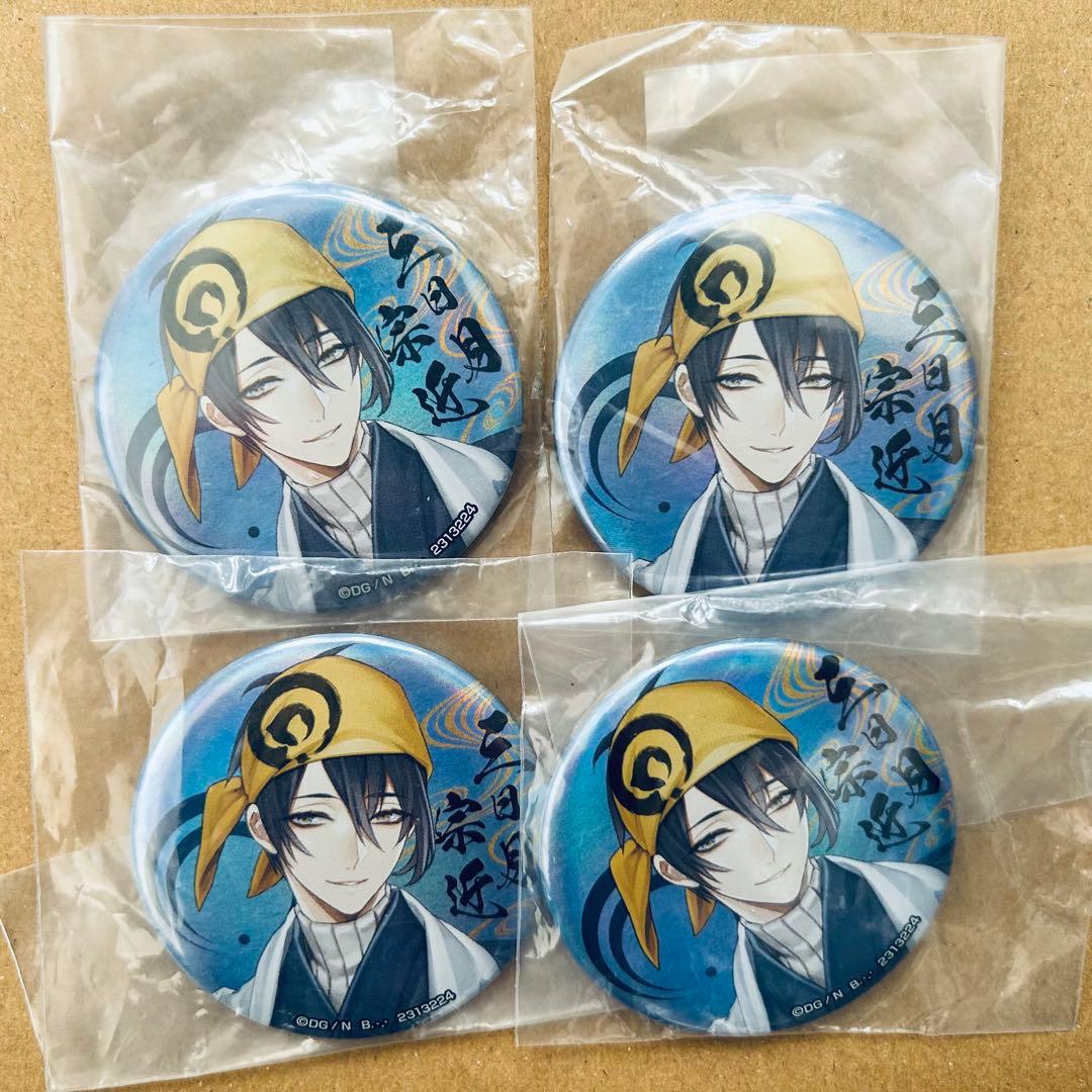 刀剣乱舞 とうらぶ 三日月宗近 大倶利伽羅 山姥切国広 蛍丸 堀川国広 缶バッジ