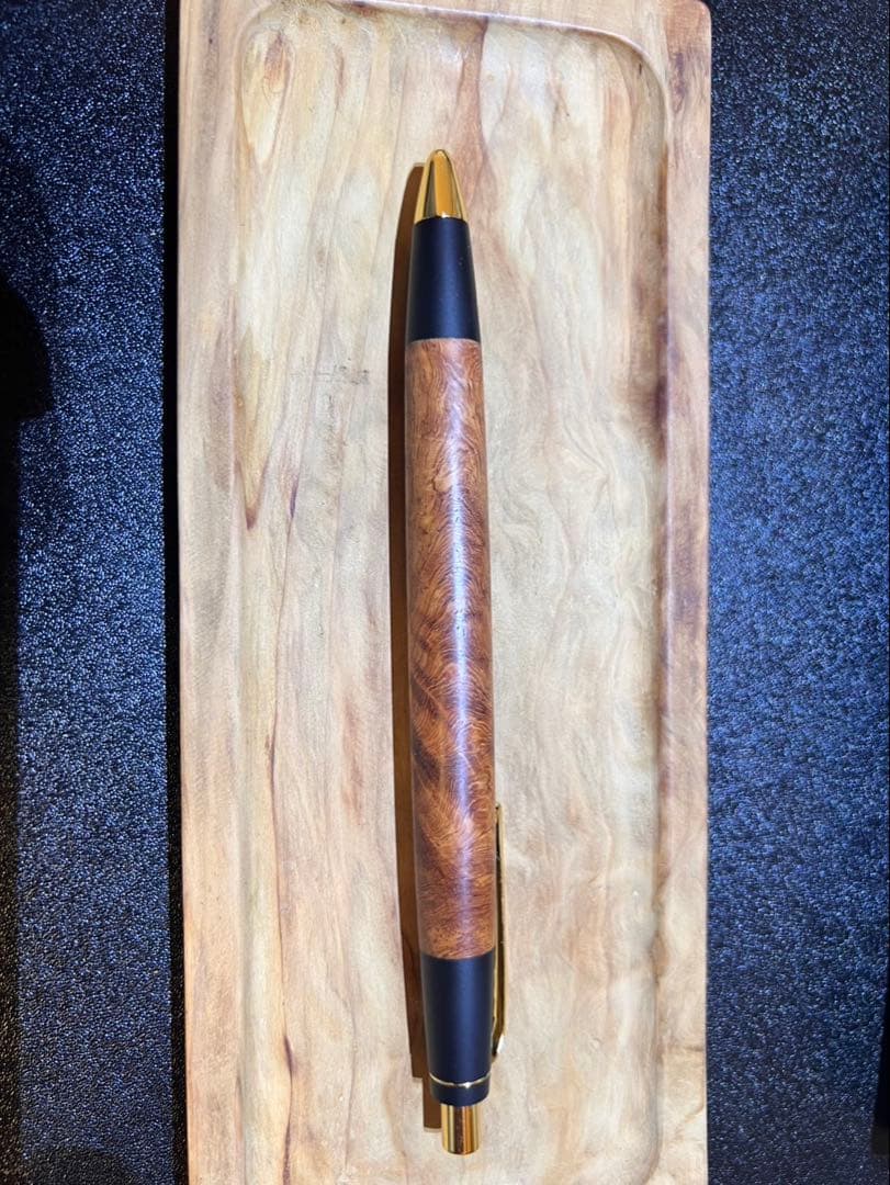 野原工芸シャープペンシル　花梨杢