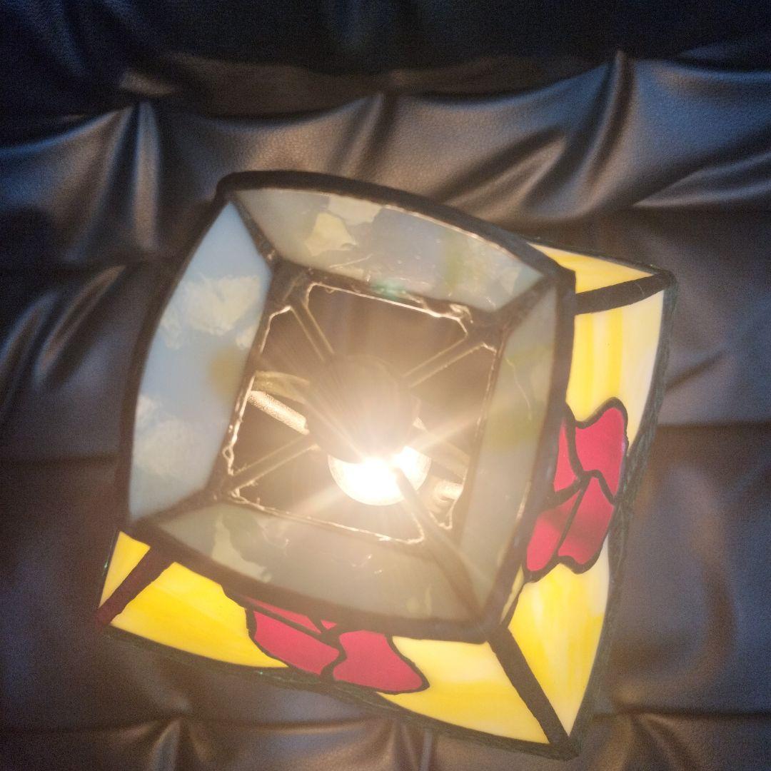 アンティーク ステンドグラス ランプ レトロ