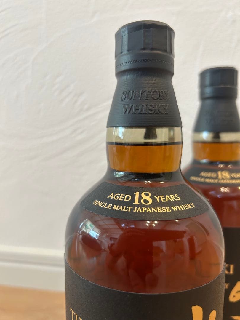 【正規品】山崎18年 シングルモルトウイスキー 2本セット未開封ホロシール箱付き