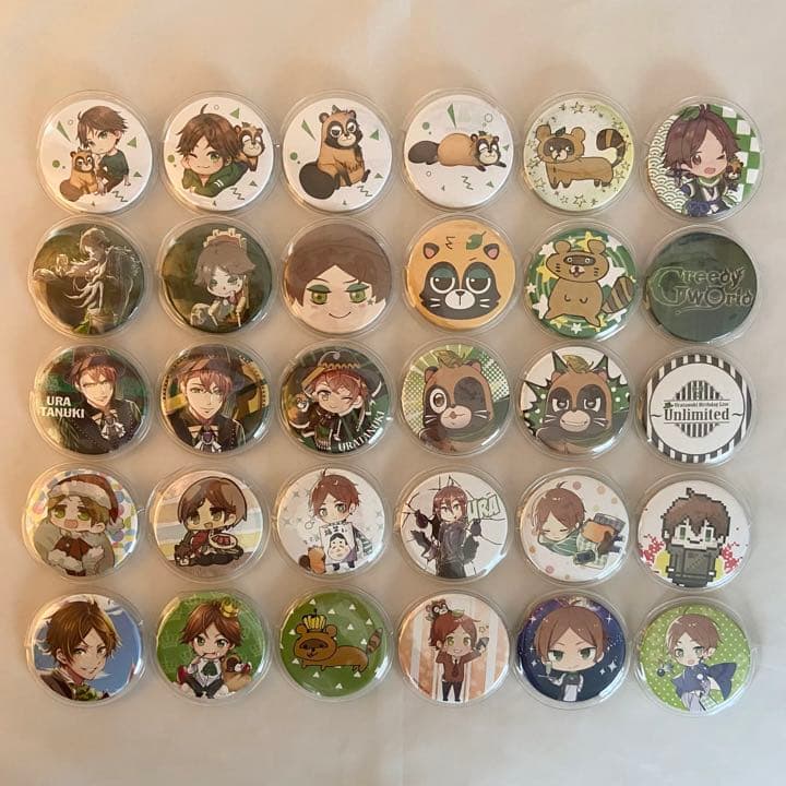 浦島坂田船 うらたぬき缶バッチ 各種