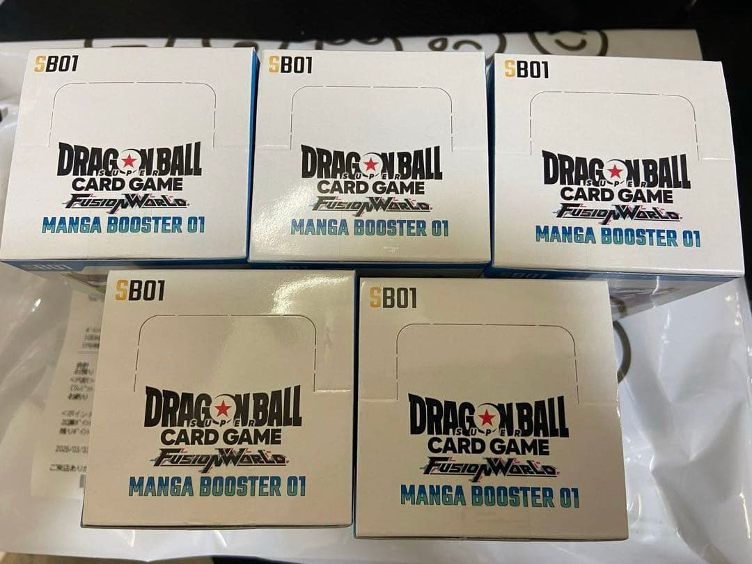 マンガブースター mangabooster01 5BOX テープカット