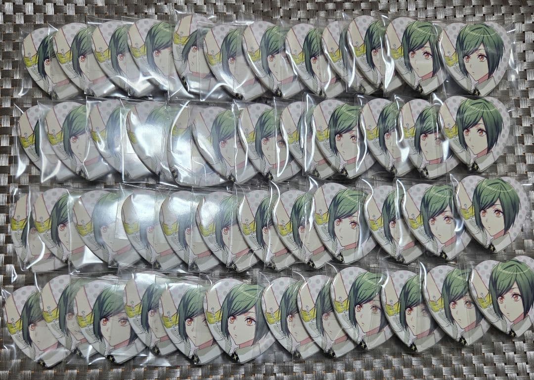 A3 瑠璃川幸 ハート缶 等身 小説 缶バッジ セット