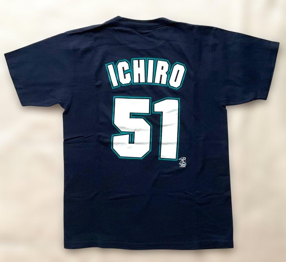 イチロー選手 Ichiro 51 マリナーズ Mariners Tシャツ M