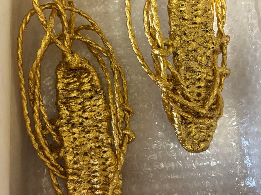 金のわらじ 999.9 MITSUMASA GOLD