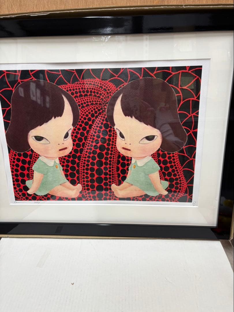 奈良美智 草間彌生 アートポスターコラボ　限定１００枚