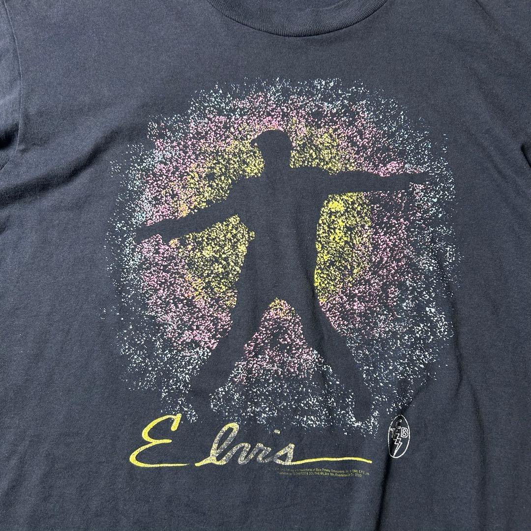 90s USA製 vintageTシャツ シングルステッチ エルヴィスプレスリー