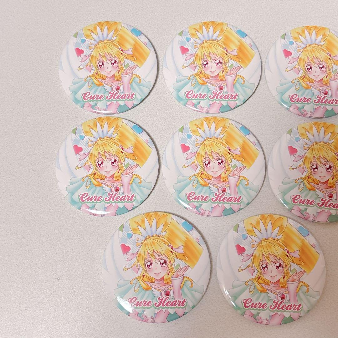 ドキドキプリキュア 全プリキュア展 限定 缶バッジ セット ハート