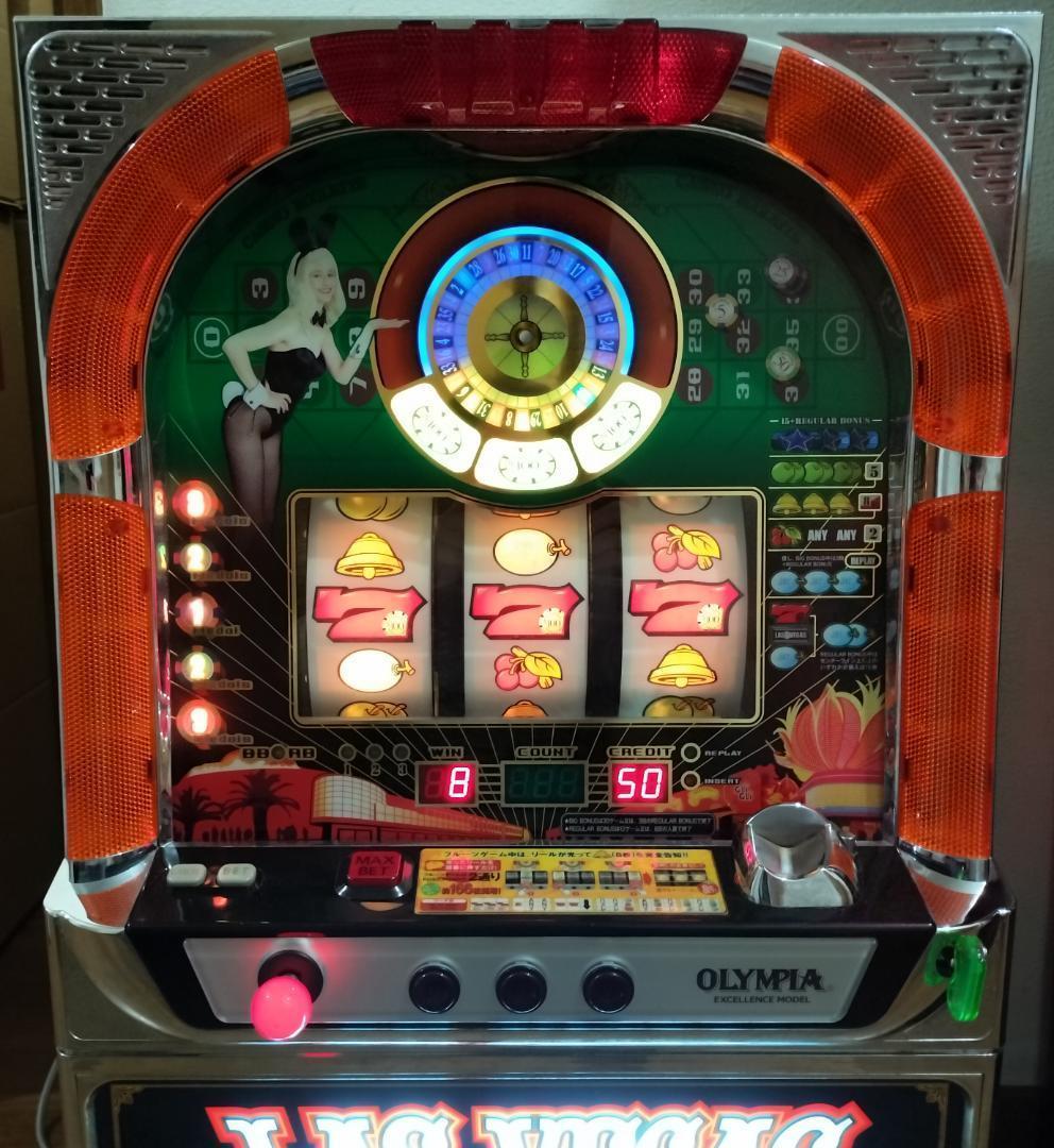 【パチスロ実機】オリンピア★ラスベガス【フルオートプレイ付不要機付】４号機